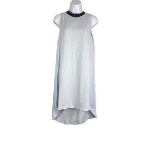 Rachel Roy Womens A Line Dress Blue Lined Midi Sleeveless Jersey Coastal S New‎
